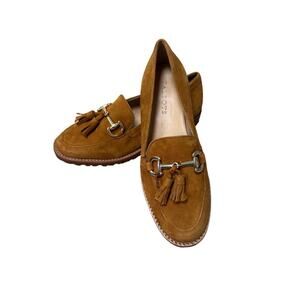 TALBOTS Women's Dress Shoes, Tan Suede/Leather loafers, Size 6.5, NWOT